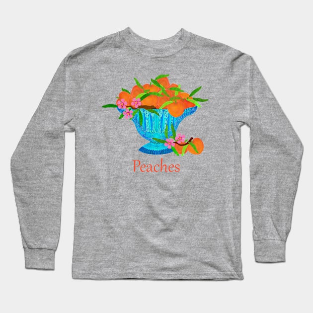 PEACHES Long Sleeve T-Shirt by joancaronil